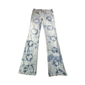Ariat Real Denim Tie-Dye Flare Jeans 29L Womens